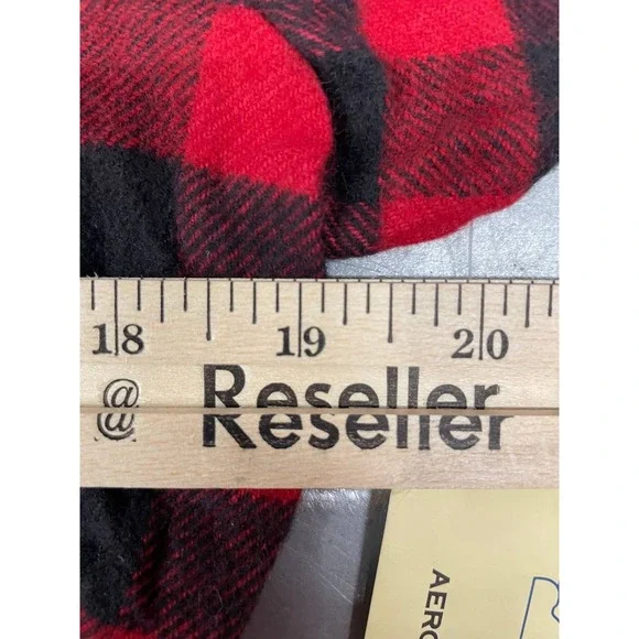 Stevenson Flannel Shirt Womens Large Red Plaid Short Sleeve Button Up Shirt NWT - Picture 4 of 7